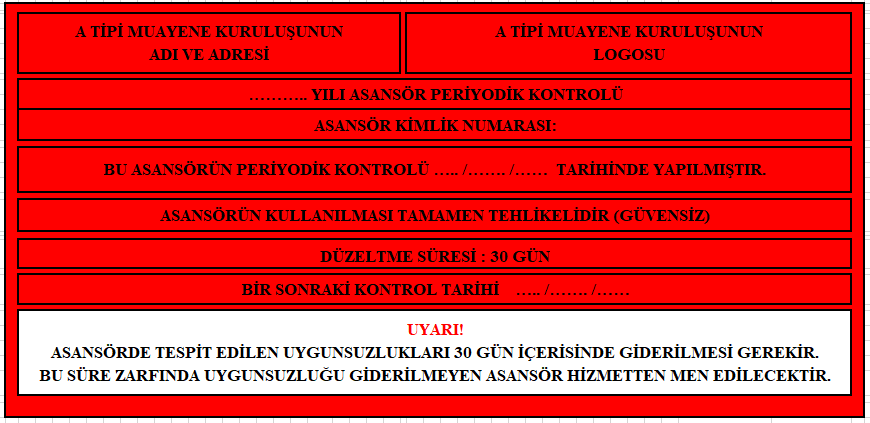Kırmızı Etiket Revizyonu
